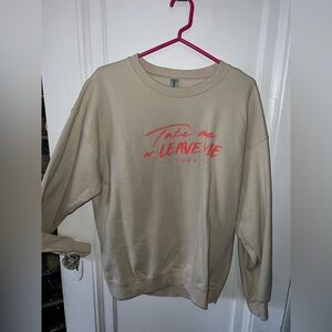 Idina Menzel Take Me or Leave Me Tour Crewneck